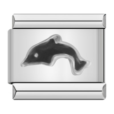 Hapiship Fashion Butterfly Dolphin Cross Flower Star Italian Links Charm Fit 9mm Nerūdijančio plieno apyrankės papuošalų gamyba DJ463