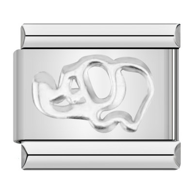 Hapiship Fashion Butterfly Dolphin Cross Flower Star Italian Links Charm Fit 9mm Nerūdijančio plieno apyrankės papuošalų gamyba DJ463