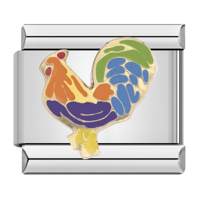 Hapiship New Horse Love Butterfly Mom Dog Mootorratas Mom Elephant Charm Fit 9mm Käevõru roostevabast terasest ehete valmistamine DJ003