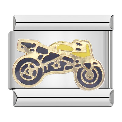 Hapiship New Horse Love Butterfly Mom Dog Mootorratas Mom Elephant Charm Fit 9mm Käevõru roostevabast terasest ehete valmistamine DJ003