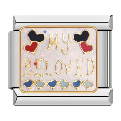 Hapiship New Horse Love Butterfly Mom Dog Mootorratas Mom Elephant Charm Fit 9mm Käevõru roostevabast terasest ehete valmistamine DJ003