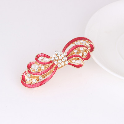 Naujas blizgantis cirkonio žiedas pavasarinis plaukų segtukas retro viršutinis segtukas atgal galvos segtukas elegantiškas moteriškas mados laisvalaikio dovana plaukų aksesuarai