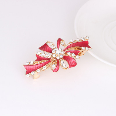 Naujas blizgantis cirkonio žiedas pavasarinis plaukų segtukas retro viršutinis segtukas atgal galvos segtukas elegantiškas moteriškas mados laisvalaikio dovana plaukų aksesuarai