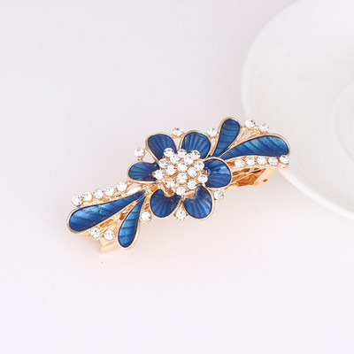 Naujas blizgantis cirkonio žiedas pavasarinis plaukų segtukas retro viršutinis segtukas atgal galvos segtukas elegantiškas moteriškas mados laisvalaikio dovana plaukų aksesuarai