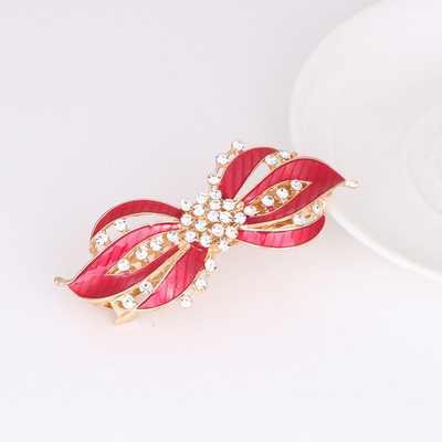 Naujas blizgantis cirkonio žiedas pavasarinis plaukų segtukas retro viršutinis segtukas atgal galvos segtukas elegantiškas moteriškas mados laisvalaikio dovana plaukų aksesuarai