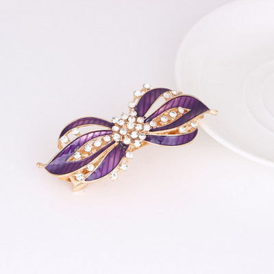 Naujas blizgantis cirkonio žiedas pavasarinis plaukų segtukas retro viršutinis segtukas atgal galvos segtukas elegantiškas moteriškas mados laisvalaikio dovana plaukų aksesuarai