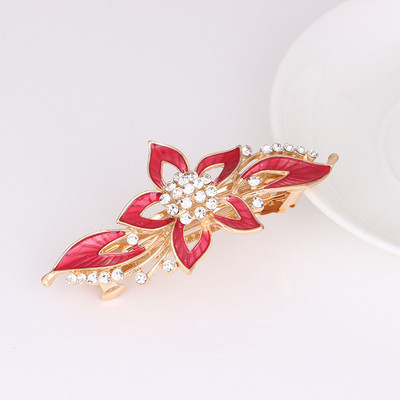 Naujas blizgantis cirkonio žiedas pavasarinis plaukų segtukas retro viršutinis segtukas atgal galvos segtukas elegantiškas moteriškas mados laisvalaikio dovana plaukų aksesuarai