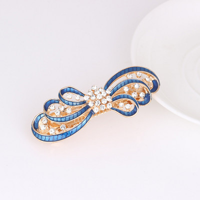 Naujas blizgantis cirkonio žiedas pavasarinis plaukų segtukas retro viršutinis segtukas atgal galvos segtukas elegantiškas moteriškas mados laisvalaikio dovana plaukų aksesuarai