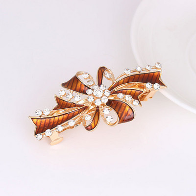 Naujas blizgantis cirkonio žiedas pavasarinis plaukų segtukas retro viršutinis segtukas atgal galvos segtukas elegantiškas moteriškas mados laisvalaikio dovana plaukų aksesuarai