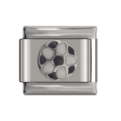 Hapiship New Original Daisy Fashion Cross Football Star Charm Links, tinka 9 mm apyrankei iš nerūdijančio plieno „pasidaryk pats“ DJtop66