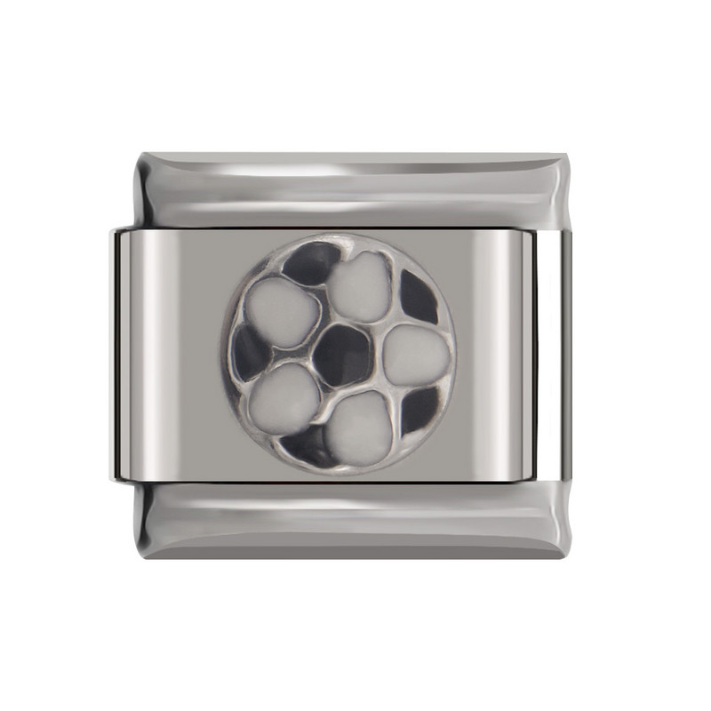 Hapiship New Original Daisy Fashion Cross Football Star Charm Links, tinka 9 mm apyrankei iš nerūdijančio plieno „pasidaryk pats“ DJtop66