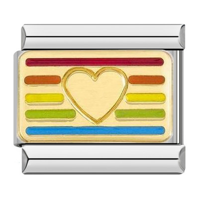 Hapiship Nouă, originală, culoare margaretă, dragoste, fluture, stea, farmec, legături italiene, se potrivesc cu brățară de 9 mm, fabricarea de bijuterii din oțel inoxidabil DJ512