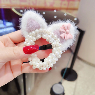 Fashion Pearl Crown Princess Benzi pentru păr Benzi elastice de cauciuc Minge pentru copii Legături pentru cocuri Accesorii pentru coafarea părului