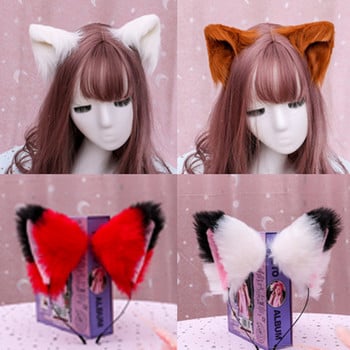 Hot Sale Cosplay CostumeGirls Fashion Cat Animal Ears Ζώνες φουρκέτας Χειροποίητα αξεσουάρ μαλλιών