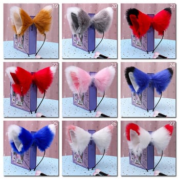 Hot Sale Cosplay CostumeGirls Fashion Cat Animal Ears Ζώνες φουρκέτας Χειροποίητα αξεσουάρ μαλλιών