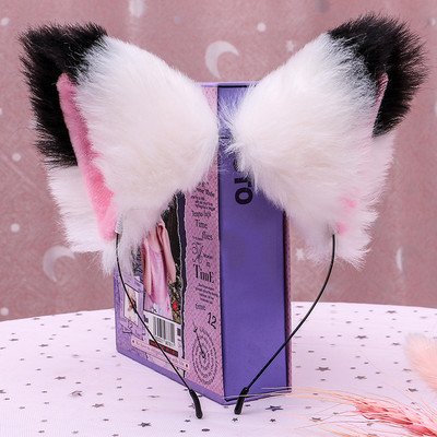 Karstā izpārdošana Cosplay kostīmiMeiteņu modes Kaķu Dzīvnieku Ausis Matadatas Galvas lentes Ar rokām darināti matu aksesuāri