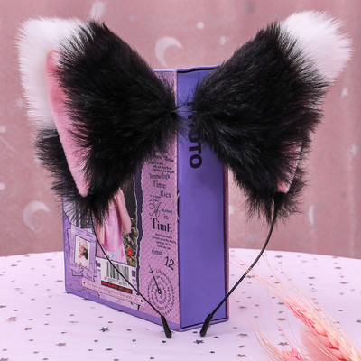 Karstā izpārdošana Cosplay kostīmiMeiteņu modes Kaķu Dzīvnieku Ausis Matadatas Galvas lentes Ar rokām darināti matu aksesuāri