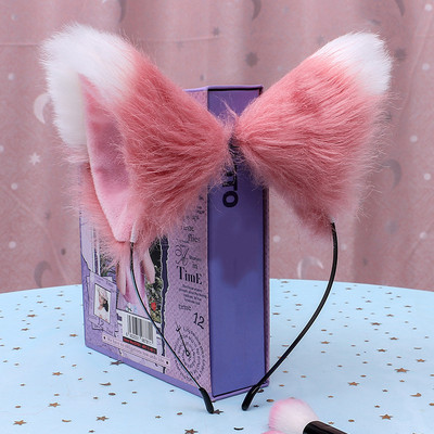 Karstā izpārdošana Cosplay kostīmiMeiteņu modes Kaķu Dzīvnieku Ausis Matadatas Galvas lentes Ar rokām darināti matu aksesuāri