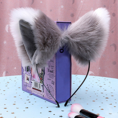 Karstā izpārdošana Cosplay kostīmiMeiteņu modes Kaķu Dzīvnieku Ausis Matadatas Galvas lentes Ar rokām darināti matu aksesuāri