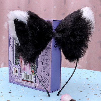 Karstā izpārdošana Cosplay kostīmiMeiteņu modes Kaķu Dzīvnieku Ausis Matadatas Galvas lentes Ar rokām darināti matu aksesuāri