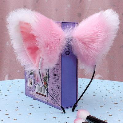 Karstā izpārdošana Cosplay kostīmiMeiteņu modes Kaķu Dzīvnieku Ausis Matadatas Galvas lentes Ar rokām darināti matu aksesuāri