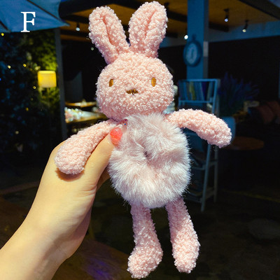 Cerc de păr de urs drăguț, elasticitate cu blană, accesorii pentru păr pentru fete, pentru animale, banda de păr, accesorii pentru păr, instrument pentru păr împletit pentru copii