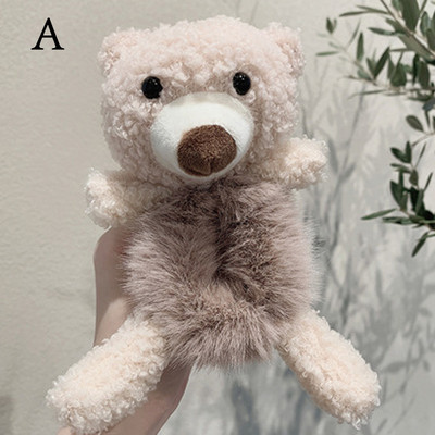 Cerc de păr de urs drăguț, elasticitate cu blană, accesorii pentru păr pentru fete, pentru animale, banda de păr, accesorii pentru păr, instrument pentru păr împletit pentru copii