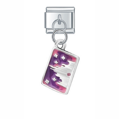 „Hapiship Fashion“ saldžiųjų gėlių žuvis vaivorykštė šunų berniukų mergaičių žavesio nuorodos, tinkančios 9 mm nerūdijančio plieno apyrankės, gaminančios „pasidaryk pats“ papuošalus DJ429