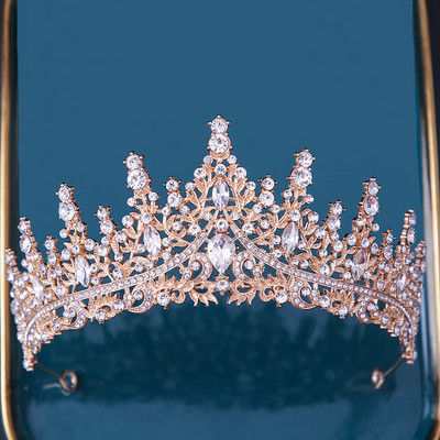 DIEZI vjenčana kruna, novi europski stil pokrivala za glavu, kristalni dodaci za kosu, tijara, žensko vjenčanje, kruna sa kamenčićima, nakit za kosu