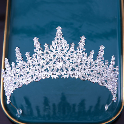 DIEZI vjenčana kruna, novi europski stil pokrivala za glavu, kristalni dodaci za kosu, tijara, žensko vjenčanje, kruna sa kamenčićima, nakit za kosu