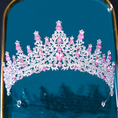 DIEZI vjenčana kruna, novi europski stil pokrivala za glavu, kristalni dodaci za kosu, tijara, žensko vjenčanje, kruna sa kamenčićima, nakit za kosu