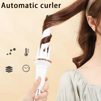 Автоматична маша Професионална електрическа автоматично въртяща се маша за коса Бързо нагряваща маша Домашна мода Инструмент за стилизиране на вълни
