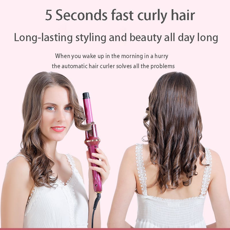 Automatikus Hajsütővas Professzionális Elektromos Automatikus Forgó Hajcsavaró Gyorsan Melegítő Hajsütővas Otthoni Fashion Wave Styling eszköz