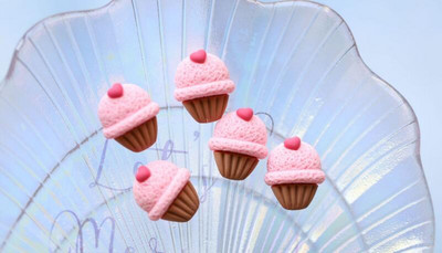 20 kom/lot Smola Lijepi sladoled cvijet životinje Flatback Cabochon spomenar Kawaii DIY ukrasi Dodaci