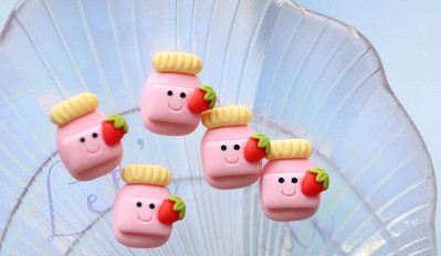 20 kom/lot Smola Lijepi sladoled cvijet životinje Flatback Cabochon spomenar Kawaii DIY ukrasi Dodaci