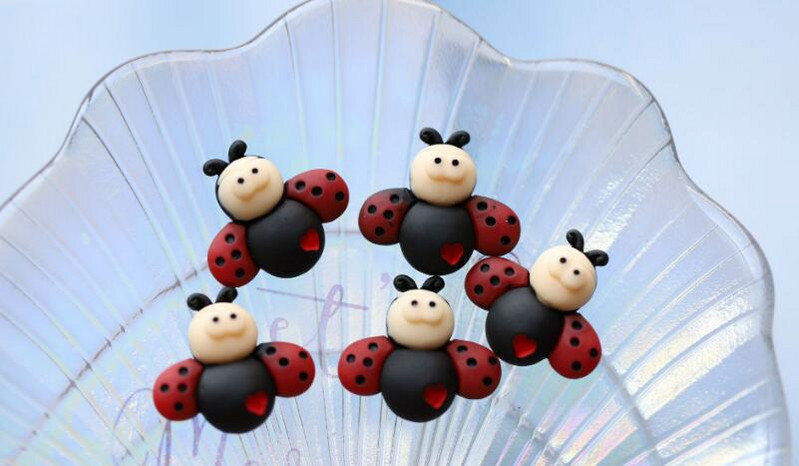 20 kom/lot Smola Lijepi sladoled cvijet životinje Flatback Cabochon spomenar Kawaii DIY ukrasi Dodaci