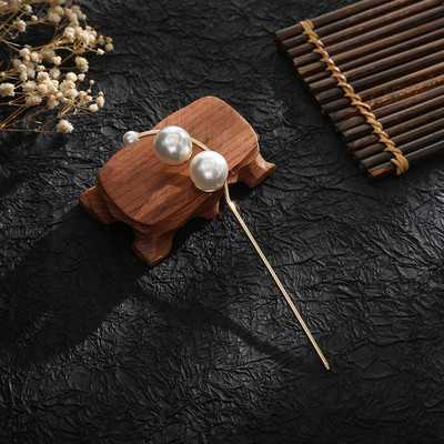 Lengvas prabangus mažas aukštos klasės jausmas perlų plaukų segtukas paprastas elegantiškas modernus plaukų aksesuarai plaukų segtukas korėjietiška mada