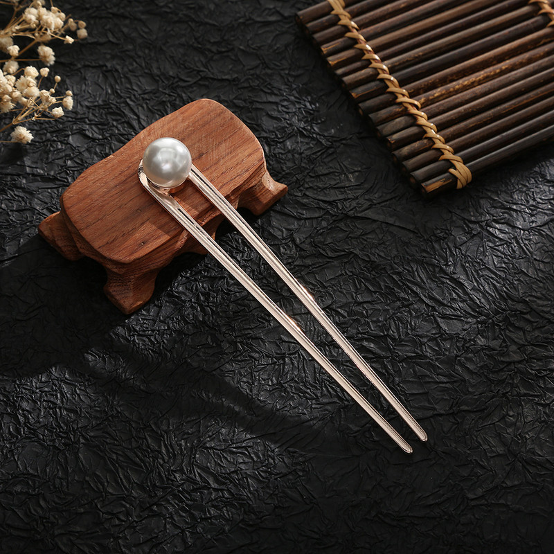 Lengvas prabangus mažas aukštos klasės jausmas perlų plaukų segtukas paprastas elegantiškas modernus plaukų aksesuarai plaukų segtukas korėjietiška mada