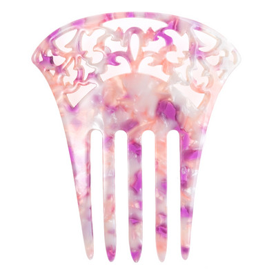 Klasikinės Plaukų šukos moterims Acetato plaukų aksesuarų šukos Vėžlio kiautų plaukų papuošalai Vintažinis segtukas Flamenko šokėjų šukos