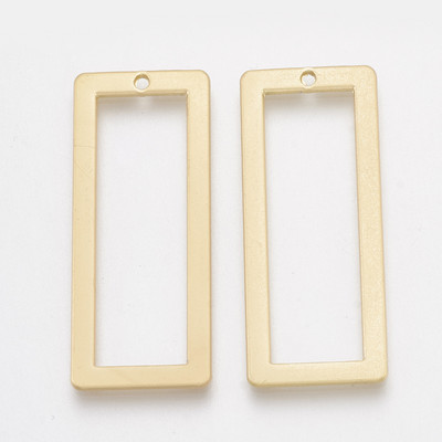 5 buc 2021 nou cadru gol cu lunetă cu spate deschis pandantive geometrice brelocuri de culoare aurie pentru colier, cercei, legături, fabricarea de bijuterii DIY