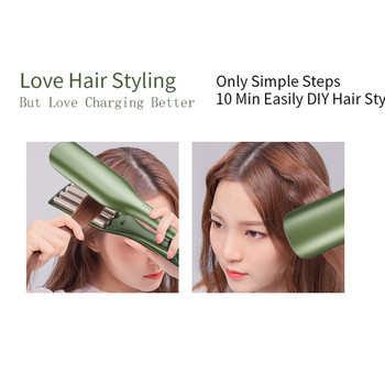 Επαγγελματικά Εργαλεία Μαλλιών Σίδερο για μπούκλες Κεραμικό τριπλό βαρέλι Hair Styler Hair Waver Εργαλεία styling Μπουκλές μαλλιών Ηλεκτρικές μπούκλες