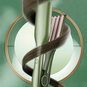 Професионални инструменти за коса Маша Керамична тройна цев Уред за коса Hair Waver Инструменти за оформяне Маши за коса Електрически кърлинг