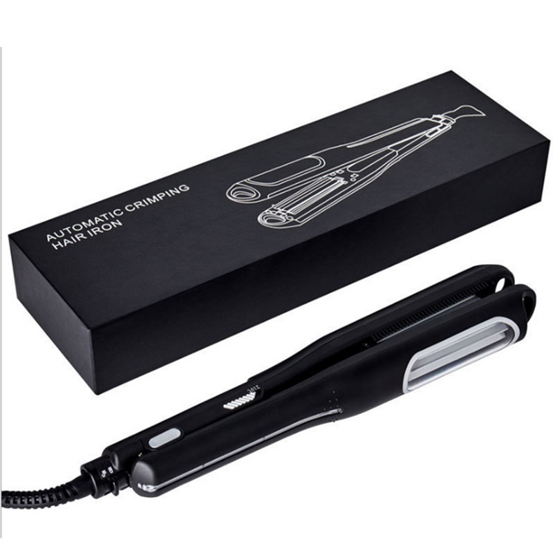 Ισιωτικό μαλλιών για μπούκλες 2 σε 1 ίσια μπούκλα Titanium Infrared Plancha De Cabello Ισιωτικό επίπεδο σίδερο