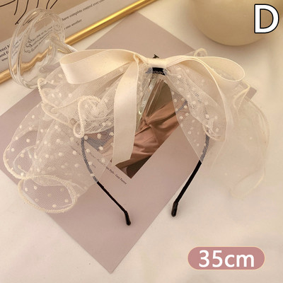 Nėrinių lanko papuošalai plaukų segtukai, moteriški mergaičių vintažiniai elegantiški saldūs negabaritiniai lankeliai juodi balti plaukų aksesuarai