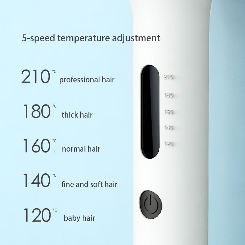 SONOFLY 25-32 mm-es kerámia hajcsavaró professzionális automatikus kikapcsolás 5 hőmérsékletű hajsütővas sín a Hot 2881 frissítéséhez