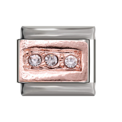 Hapiship New Original Daisy Romantic Rose Angle Heart Italian Charm Fit 9mm Narukvica Izrada nakita od nehrđajućeg čelika DJTop63