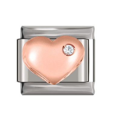 Hapiship New Original Daisy Romantic Rose Angle Heart Italian Charm Fit 9mm Narukvica Izrada nakita od nehrđajućeg čelika DJTop63