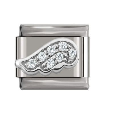 Hapiship uus originaal karikakra südametiib ümmargune CZ tipptasemel Itaalia võlu, 9 mm käevõru roostevabast terasest ehete valmistamine DJ199