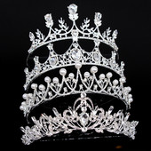 Elegantni ukrasi za kosu za mladenke sa kamenčićima Jednostavni dijademi Vjenčani nakit za kosu Darovi za mladenku Tijare za kosu