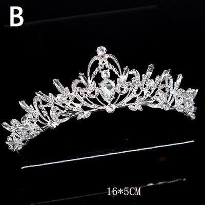 Elegantni ukrasi za kosu za mladenke sa kamenčićima Jednostavni dijademi Vjenčani nakit za kosu Darovi za mladenku Tijare za kosu